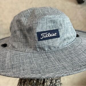 Titleist Gray and Blue Aussie bucket Hat